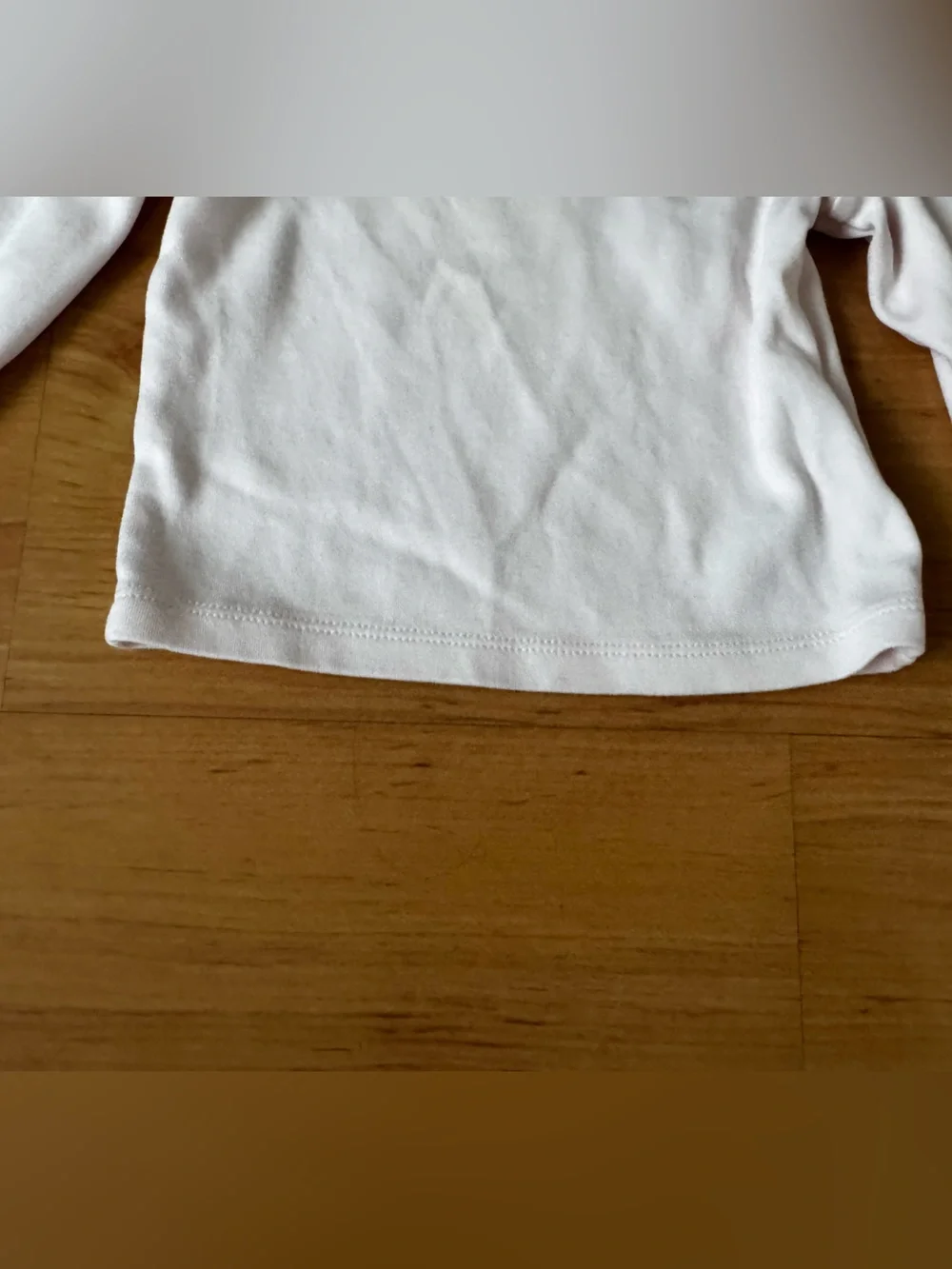 Ralph Lauren Baby Girl Cotton Interlock Long Sleeve Tee in Delicate Pink 3-6 Mo